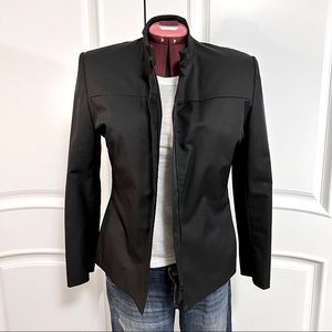 Vintage Bianca Nygard Nylon Moto suit jacket size 8